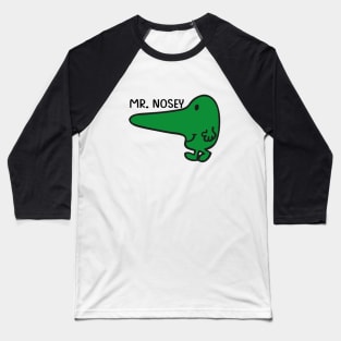 MR. NOSEY Baseball T-Shirt